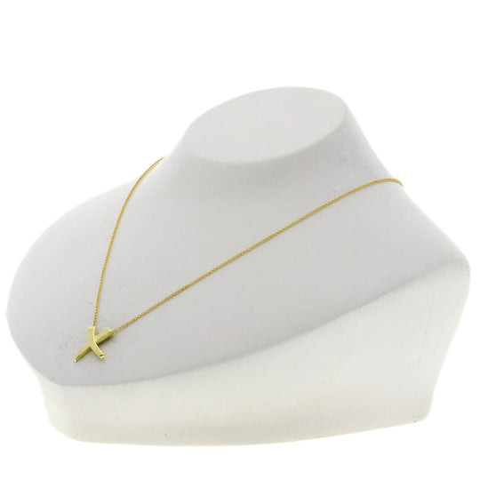 TIFFANY&Co. Necklace 18K Yellow Gold gold kiss Women Used Authentic