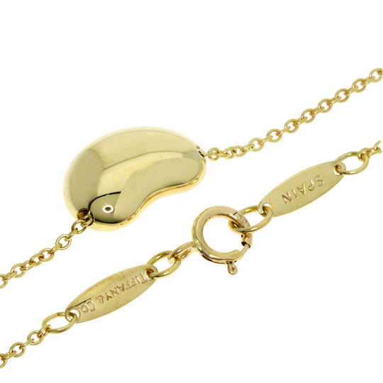 TIFFANY&Co. Necklace 18K Yellow Gold gold Bean Women Used Authentic