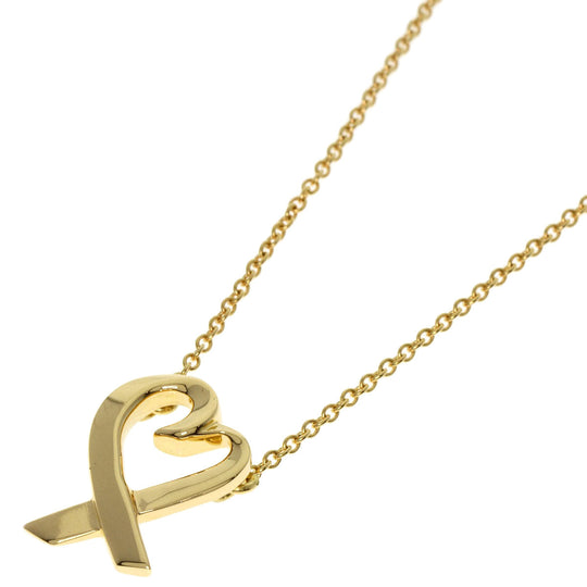 TIFFANY&Co. Necklace 18K Yellow Gold gold Loving heart
