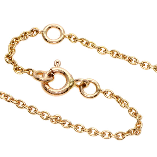 HERMES Necklace 18K Pink Gold gold Amulet Constance Women Used Authentic