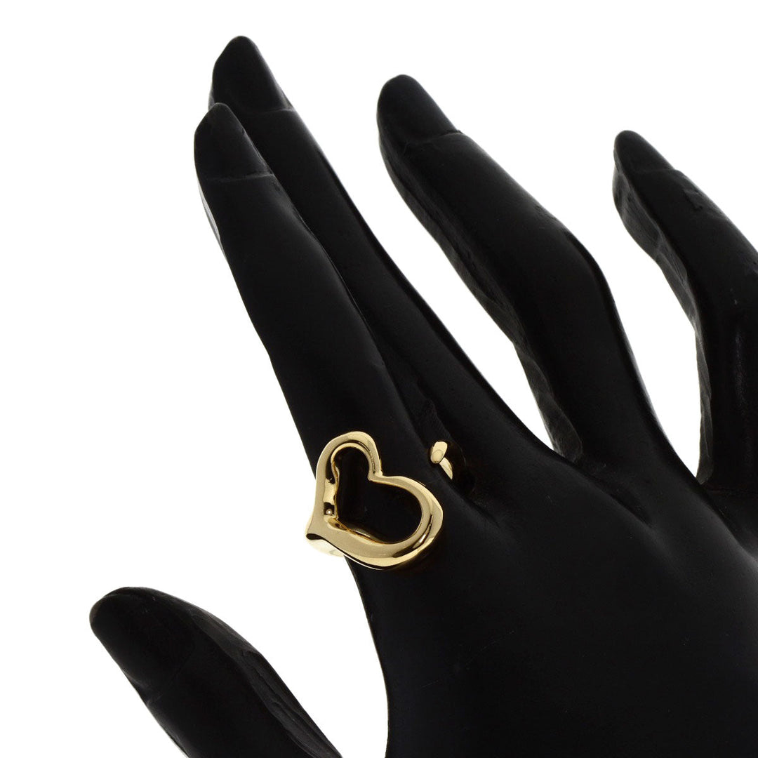 TIFFANY&Co. Ring 18K Yellow Gold gold Open heart Women Used Authentic