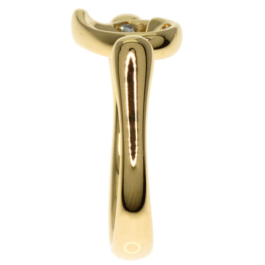 TIFFANY&Co. Ring 18K Yellow Gold gold Open heart diamond