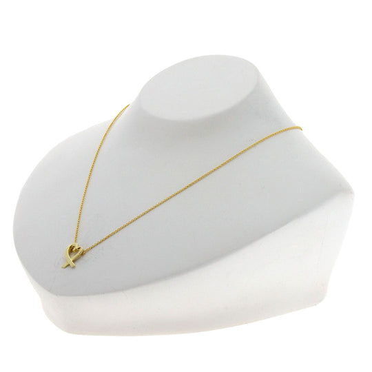 TIFFANY&Co. Necklace 18K Yellow Gold gold Loving heart Women Used Authentic