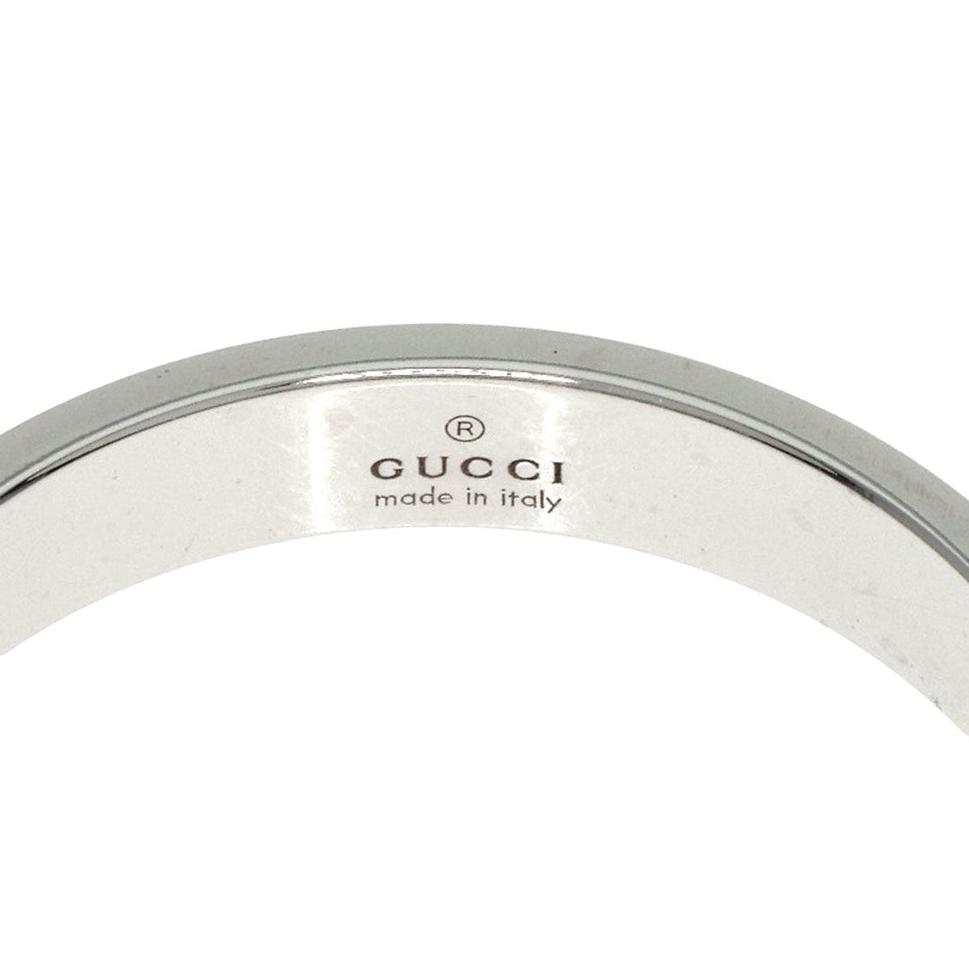 GUCCI Ring K18WG Silver Icon #26 Women Used Authentic