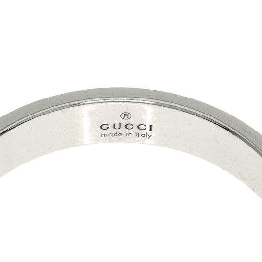 GUCCI Ring K18WG Silver Icon #26 Women Used Authentic