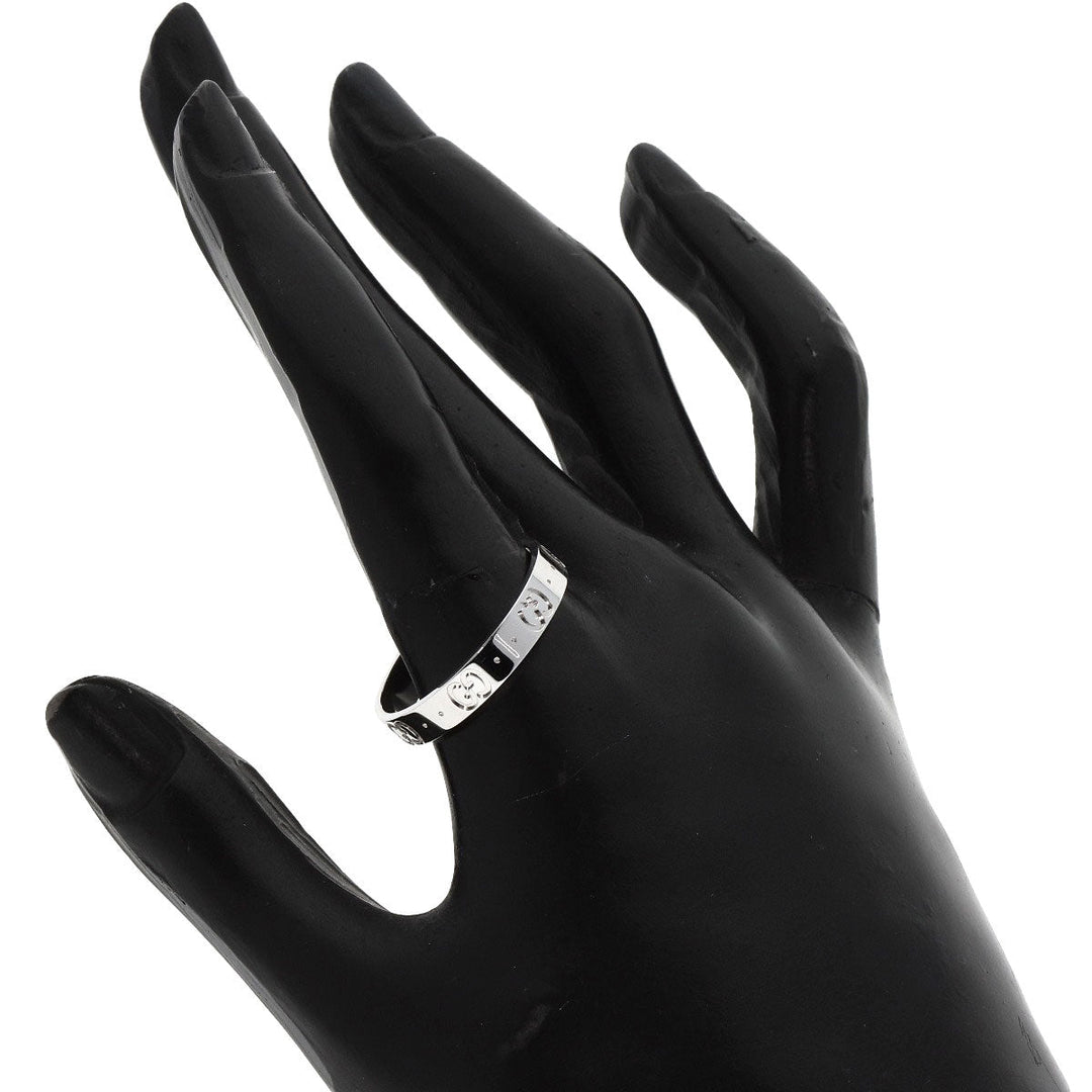 GUCCI Ring K18WG Silver Icon #26 Women Used Authentic