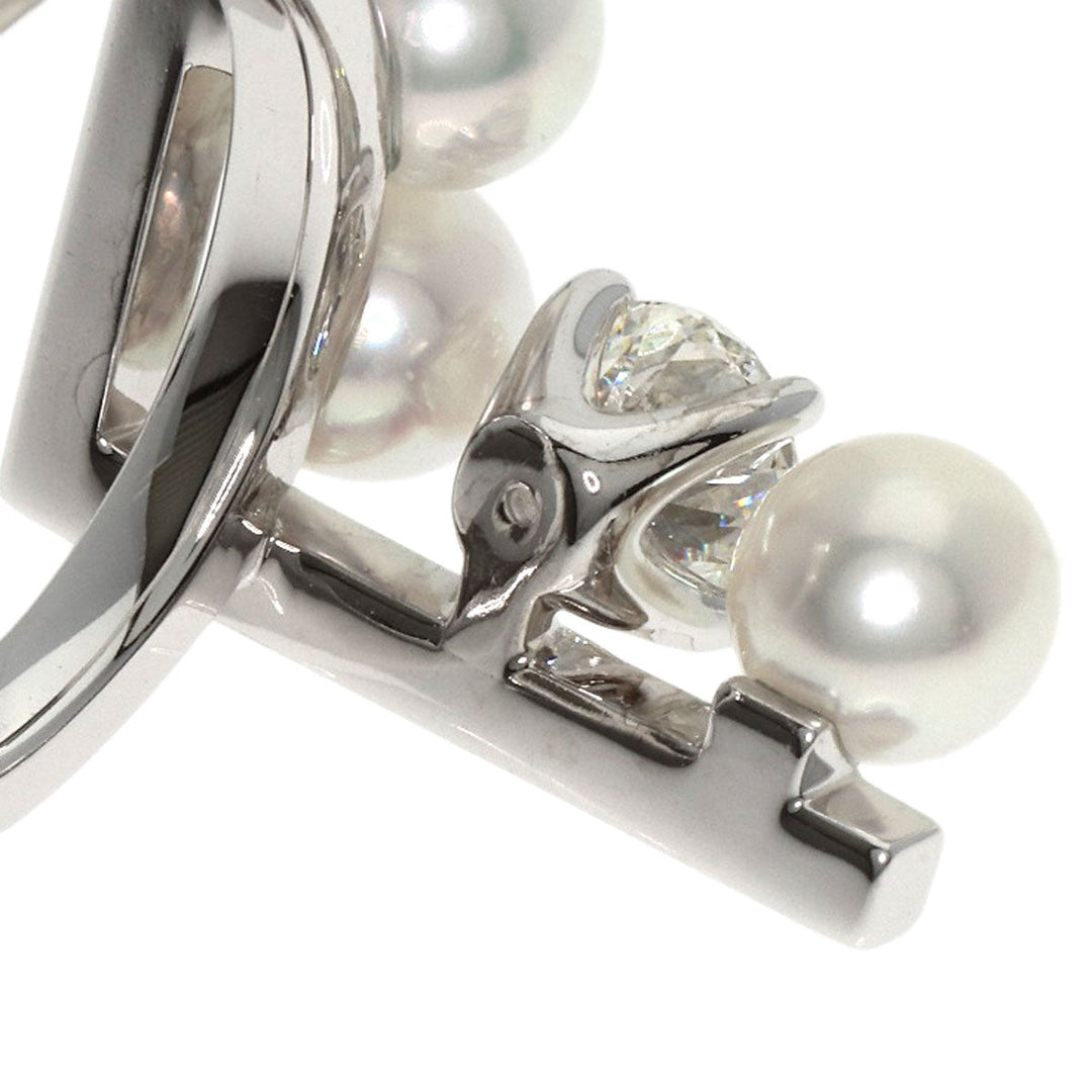 TASAKI Ring K18WG Silver Balance Note Pearl