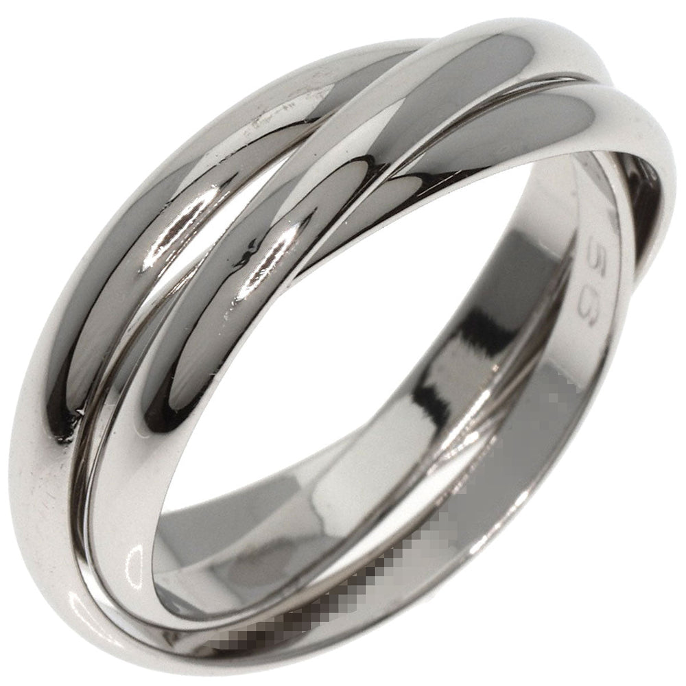 CARTIER Ring PT950 Silver Trinity #56