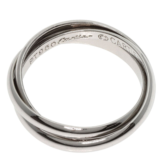 CARTIER Ring PT950 Silver Trinity #56