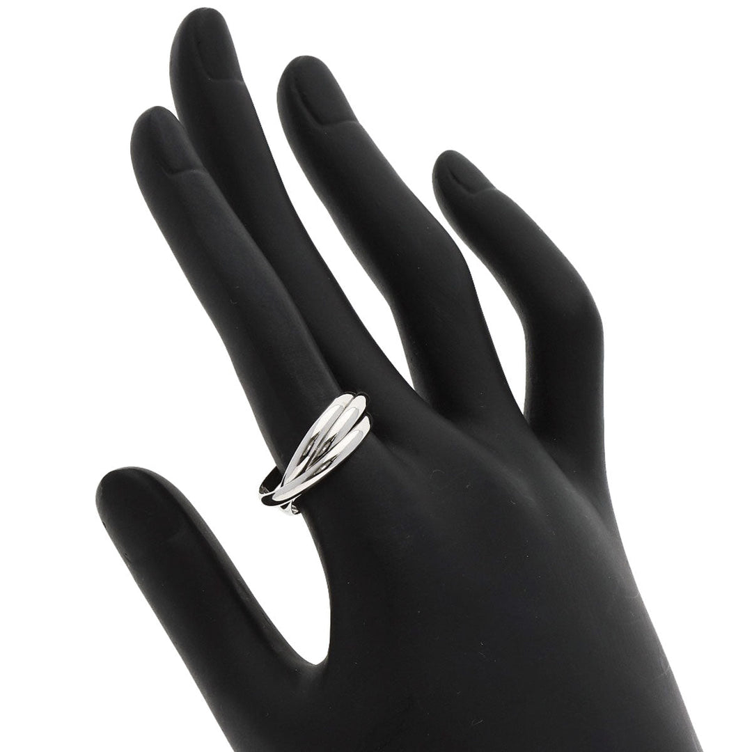 CARTIER Ring PT950 Silver Trinity #56