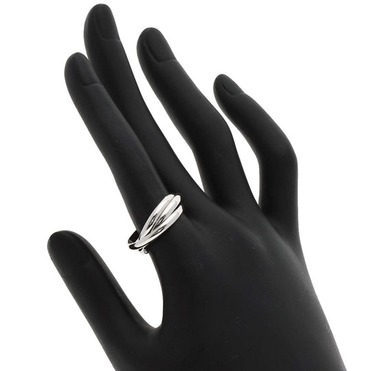 CARTIER Ring PT950 Silver Trinity #56