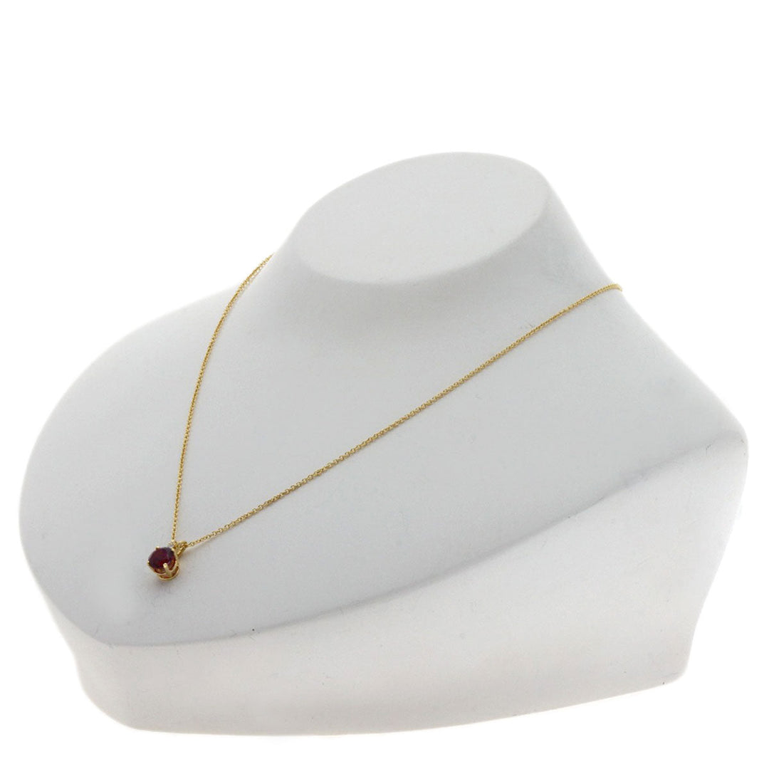 TIFFANY&Co. Necklace 18K Yellow Gold gold Garnet diamond Women Used Authentic