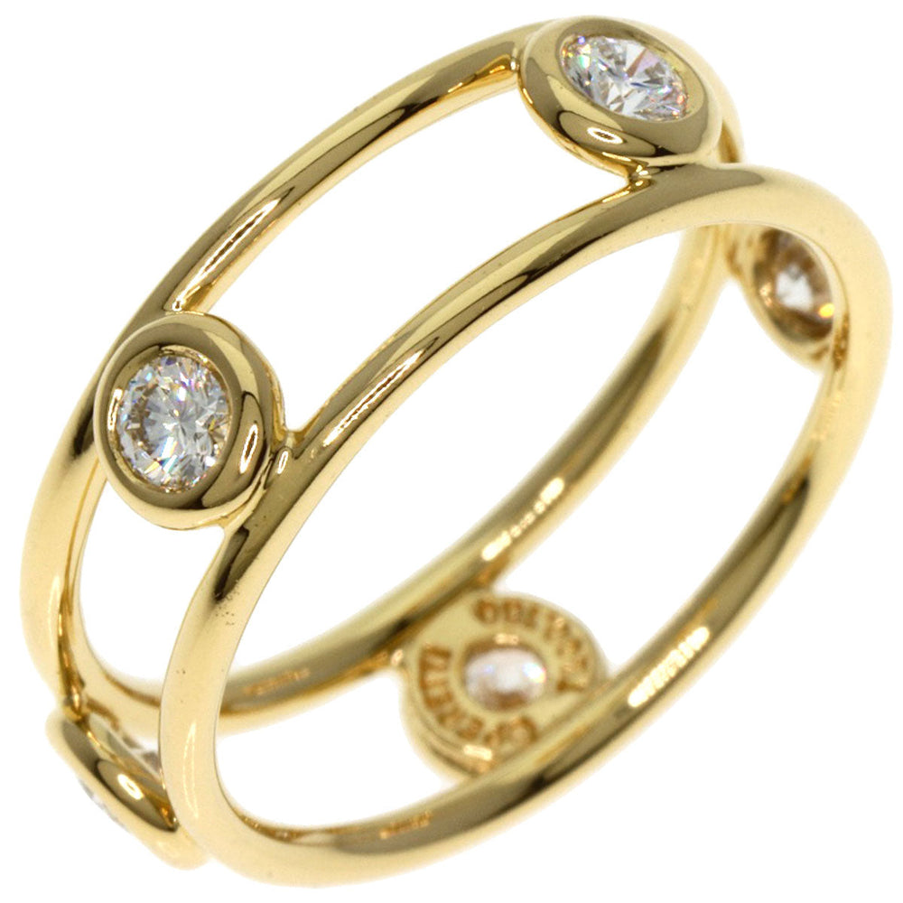 TIFFANY&Co. Ring 18K Yellow Gold gold Double Wire Diamond