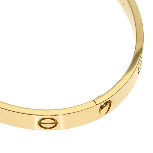CARTIER bracelet 18K Yellow Gold gold Love Bracelet with Driver #18 Women Used Authentic