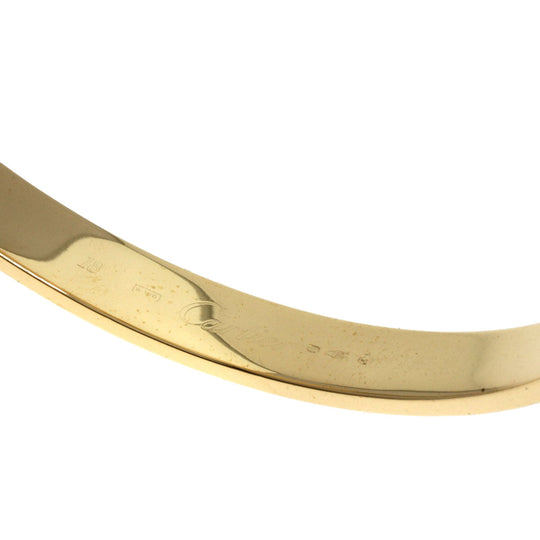 CARTIER bracelet 18K Yellow Gold gold Love Bracelet with Driver #18 Women Used Authentic