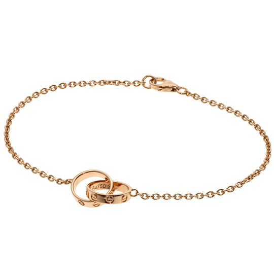 CARTIER bracelet 18K Pink Gold gold baby love