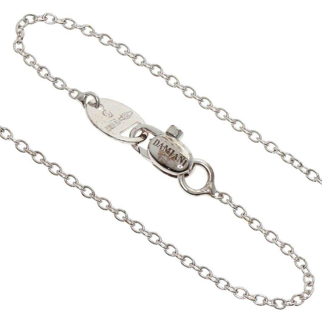 Damiani Necklace K18WG Silver D-Icon 1P Diamond
