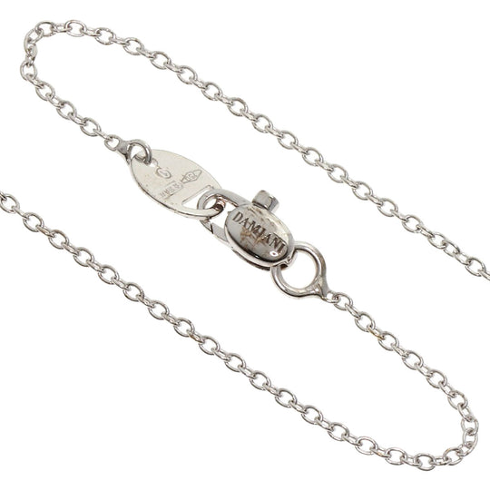Damiani Necklace K18WG Silver D-Icon 1P Diamond