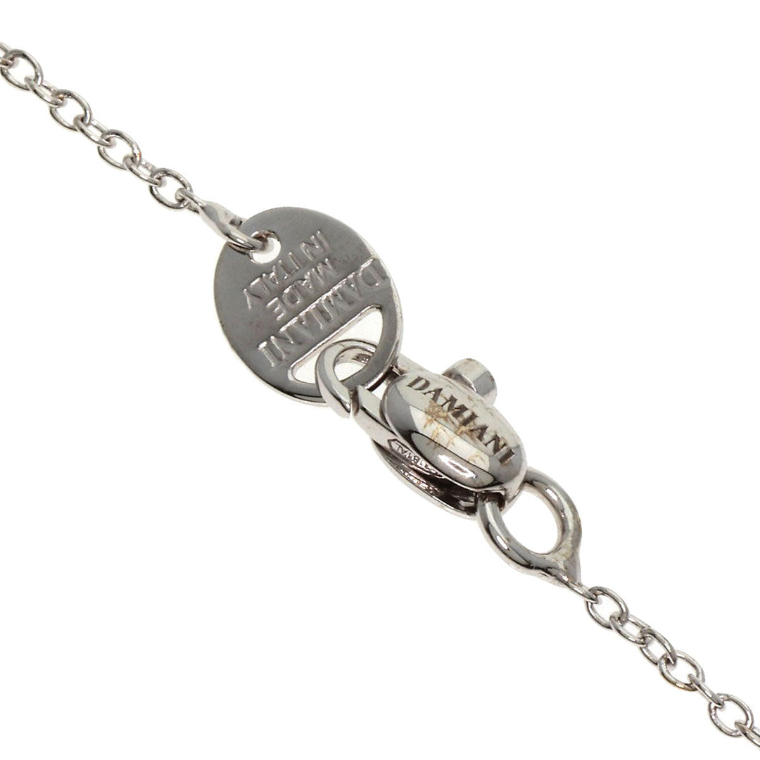 Damiani Necklace K18WG Silver D-Icon 1P Diamond