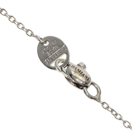 Damiani Necklace K18WG Silver D-Icon 1P Diamond