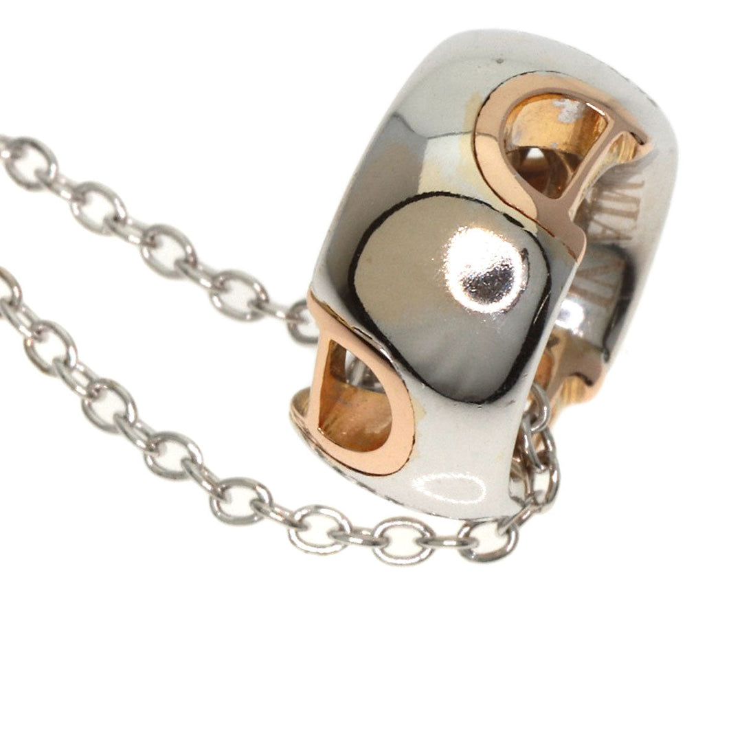 Damiani Necklace K18WG Silver D-Icon 1P Diamond