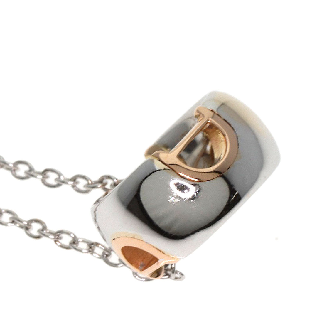 Damiani Necklace K18WG Silver D-Icon 1P Diamond