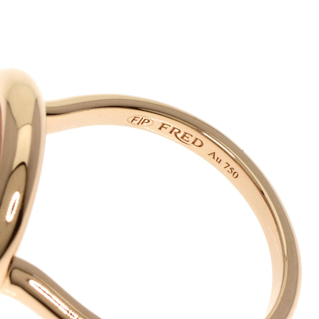 FRED Ring 18K Pink Gold gold Bellerive Rose Quartz #50