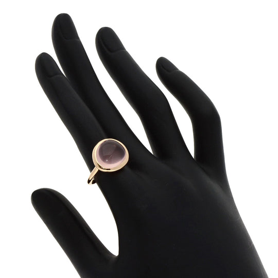 FRED Ring 18K Pink Gold gold Bellerive Rose Quartz #50