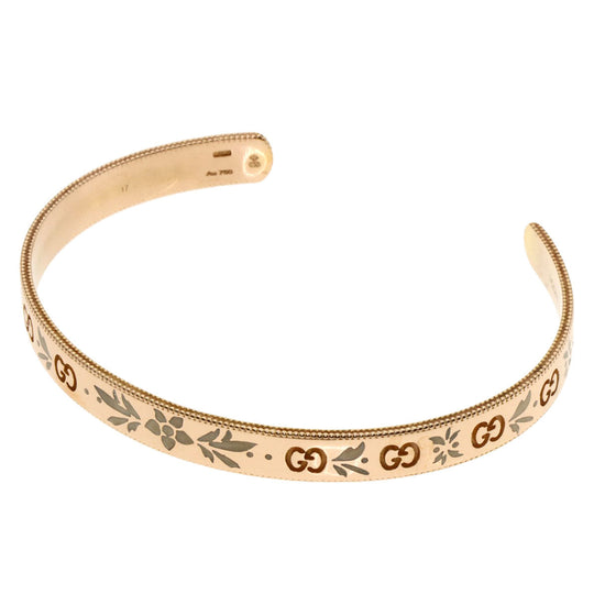GUCCI bracelet 18K Pink Gold gold Icon Bloom #17