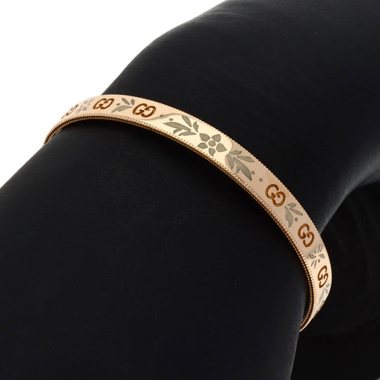 GUCCI bracelet 18K Pink Gold gold Icon Bloom #17