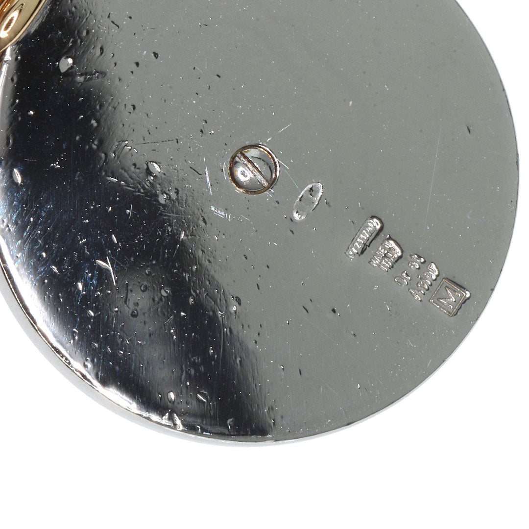 BVLGARI Pendant top K18YG , Stainless Steel gold Horoscope 1P Diamond Women(Unisex) Used Authentic