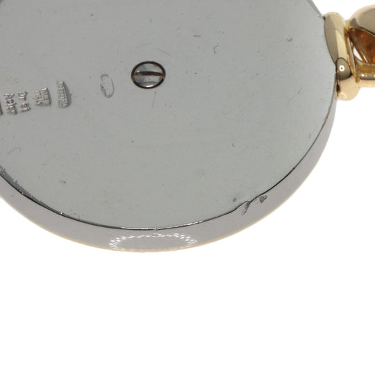 BVLGARI Pendant top K18YG , Stainless Steel gold Horoscope 1P Diamond Women(Unisex) Used Authentic