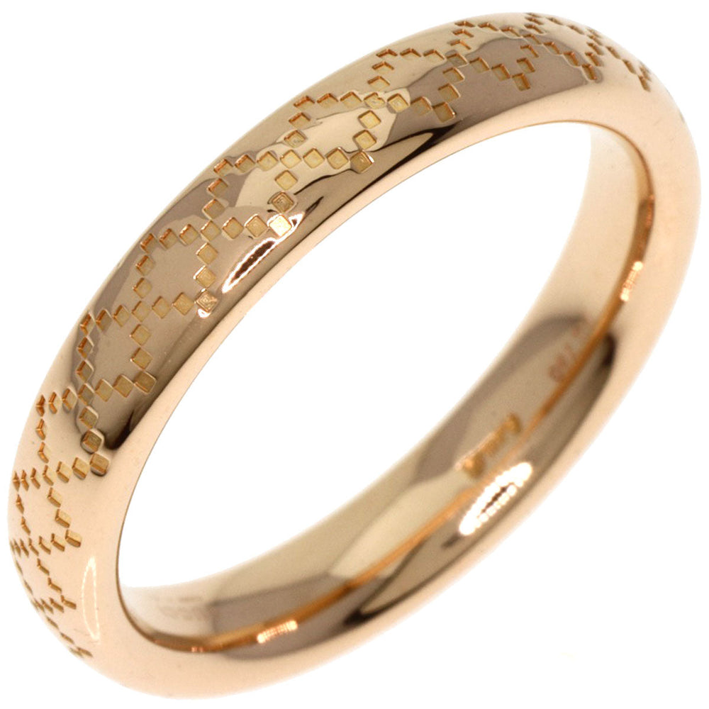 GUCCI Ring 18K Pink Gold gold Diamant Tissima #13