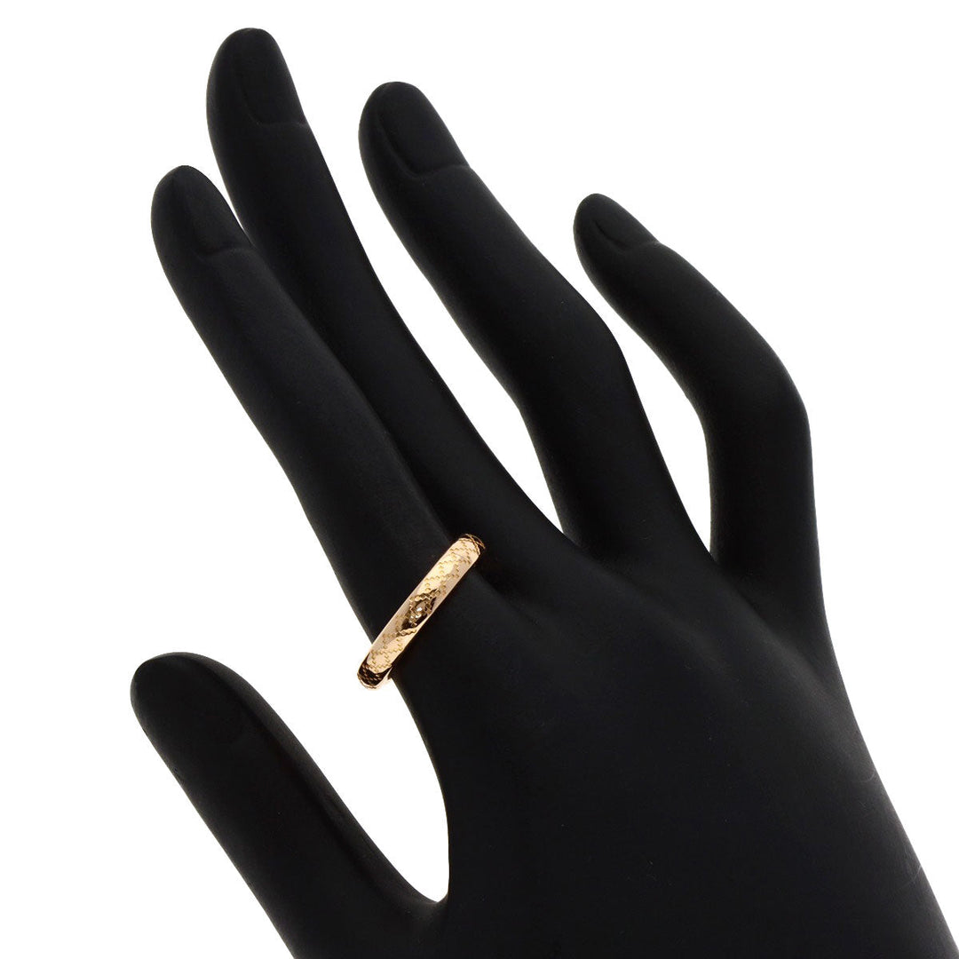 GUCCI Ring 18K Pink Gold gold Diamant Tissima #13