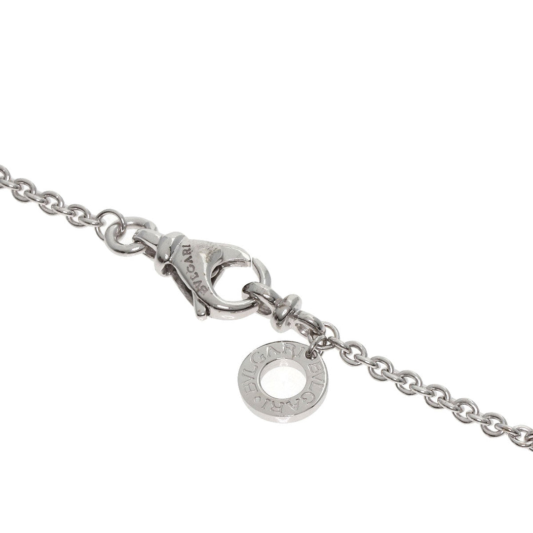 BVLGARI Necklace K18WG Silver B-zero1 be zero one diamond Women Used Authentic