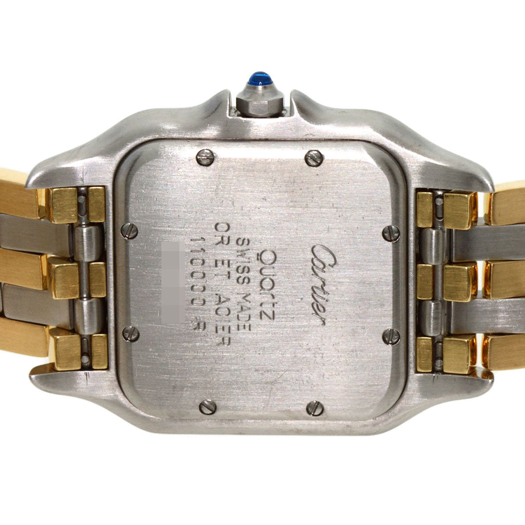 CARTIER Watches Quartz W25028B8 Stainless Steel , SSxK18YG gold PANTHERE MM 3 ROW Ivory dial Boys Used Authentic
