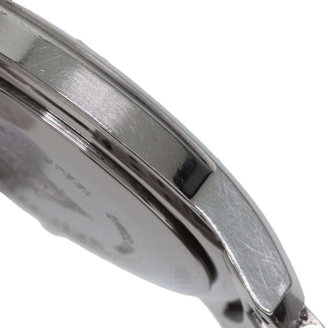 GUCCI Watches Quartz 5500XL Stainless Steel Silver Round face black dial mens Used Authentic