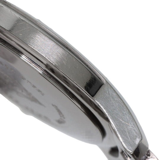 GUCCI Watches Quartz 5500XL Stainless Steel Silver Round face black dial mens Used Authentic