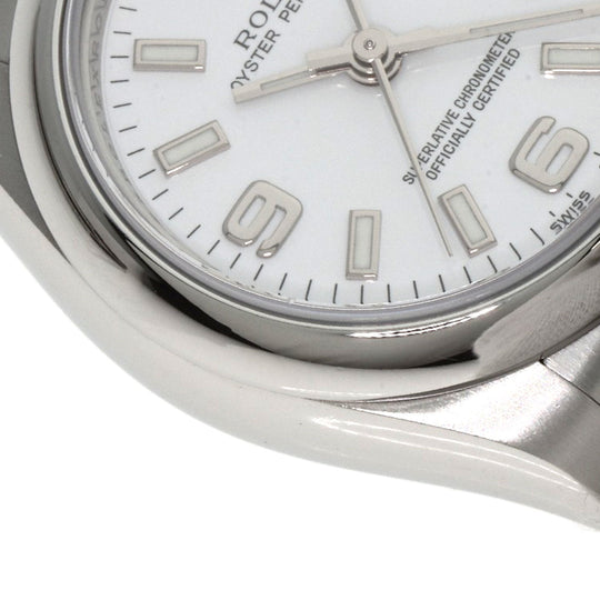 ROLEX Watches Mechanical Automatic 176200 Stainless Steel Silver Oyster Perpetual 26 white dial