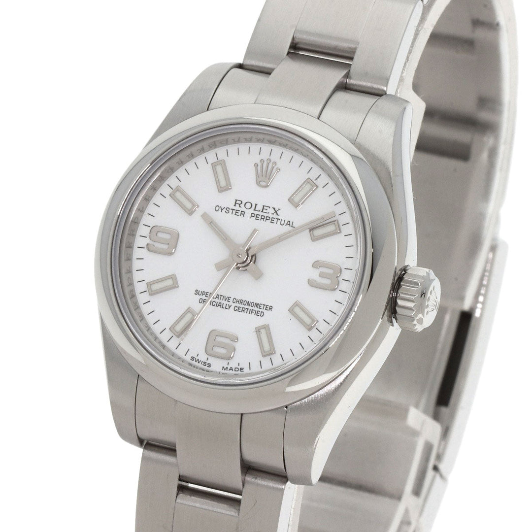 ROLEX Watches Mechanical Automatic 176200 Stainless Steel Silver Oyster Perpetual 26 white dial