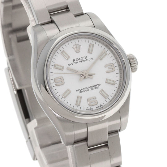 ROLEX Watches Mechanical Automatic 176200 Stainless Steel Silver Oyster Perpetual 26 white dial