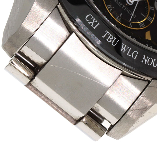 SEIKO Watches Solar Powered SBXB139 Titanium, Titanium Silver Astron black dial mens Used Authentic