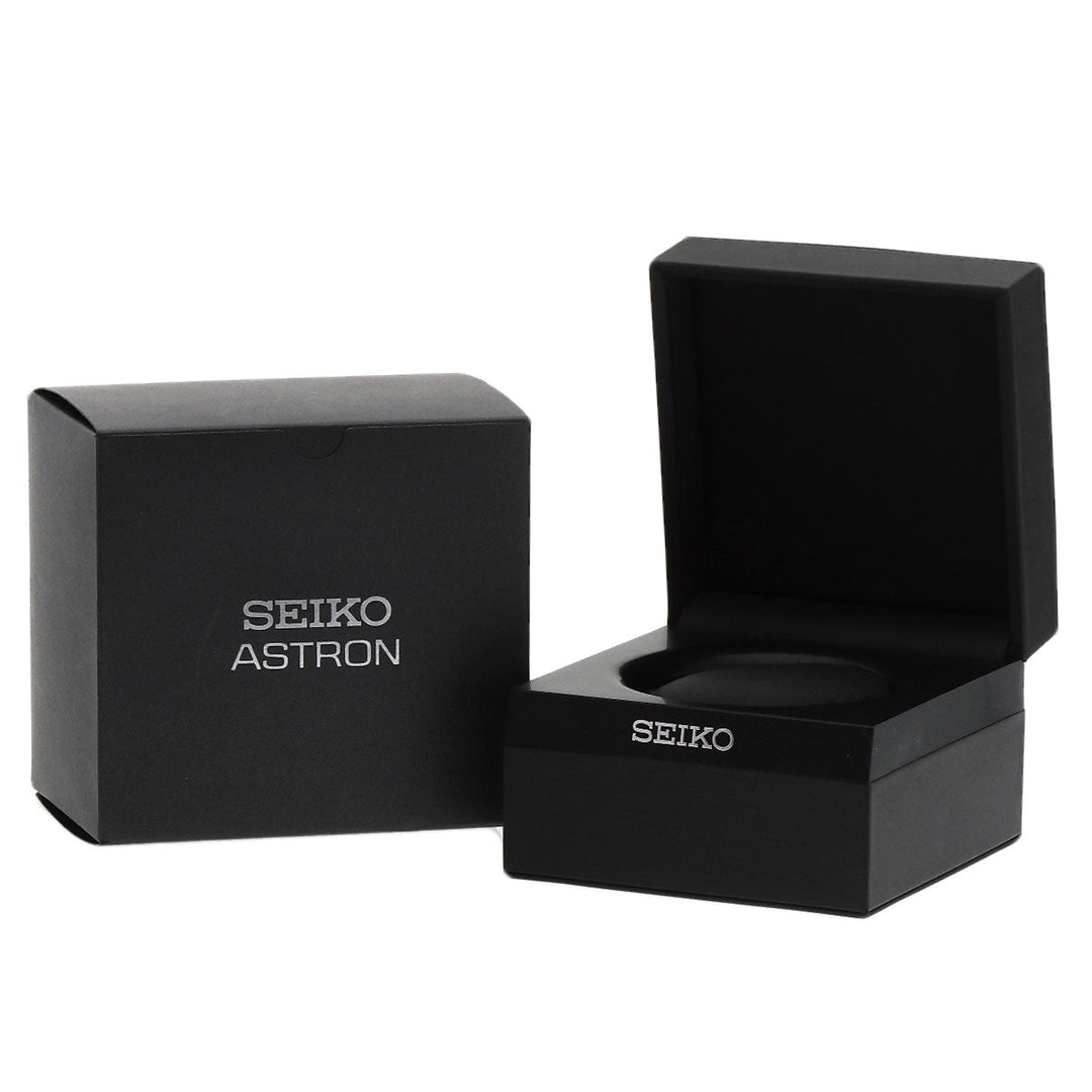 SEIKO Watches Solar Powered SBXB139 Titanium, Titanium Silver Astron black dial mens Used Authentic