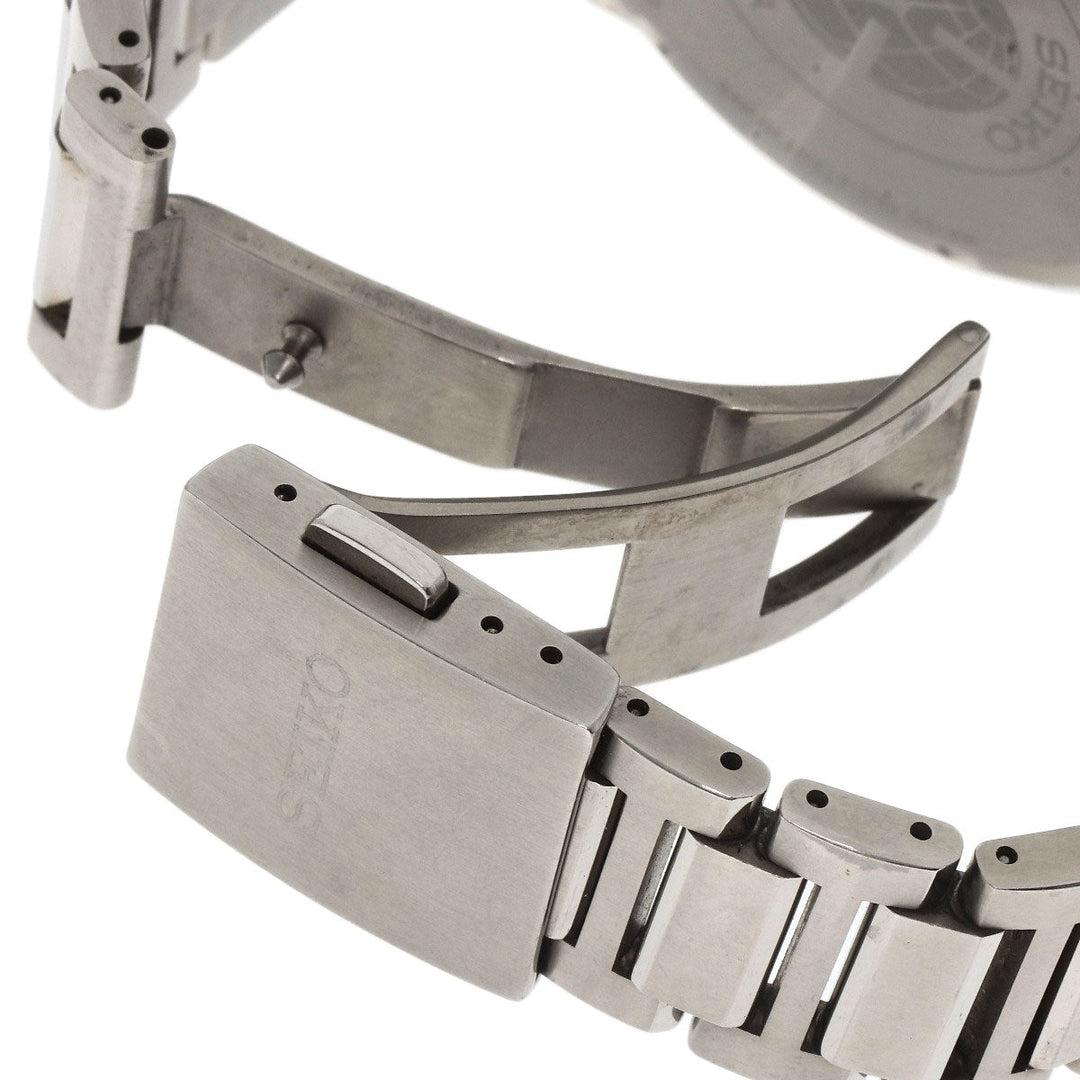 SEIKO Watches Solar Powered SBXB139 Titanium, Titanium Silver Astron black dial mens Used Authentic