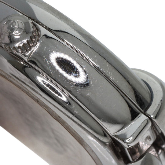 GUCCI Watches Quartz 1400L Stainless Steel , Stainless Steel Silver Round face black dial Women Used Authentic