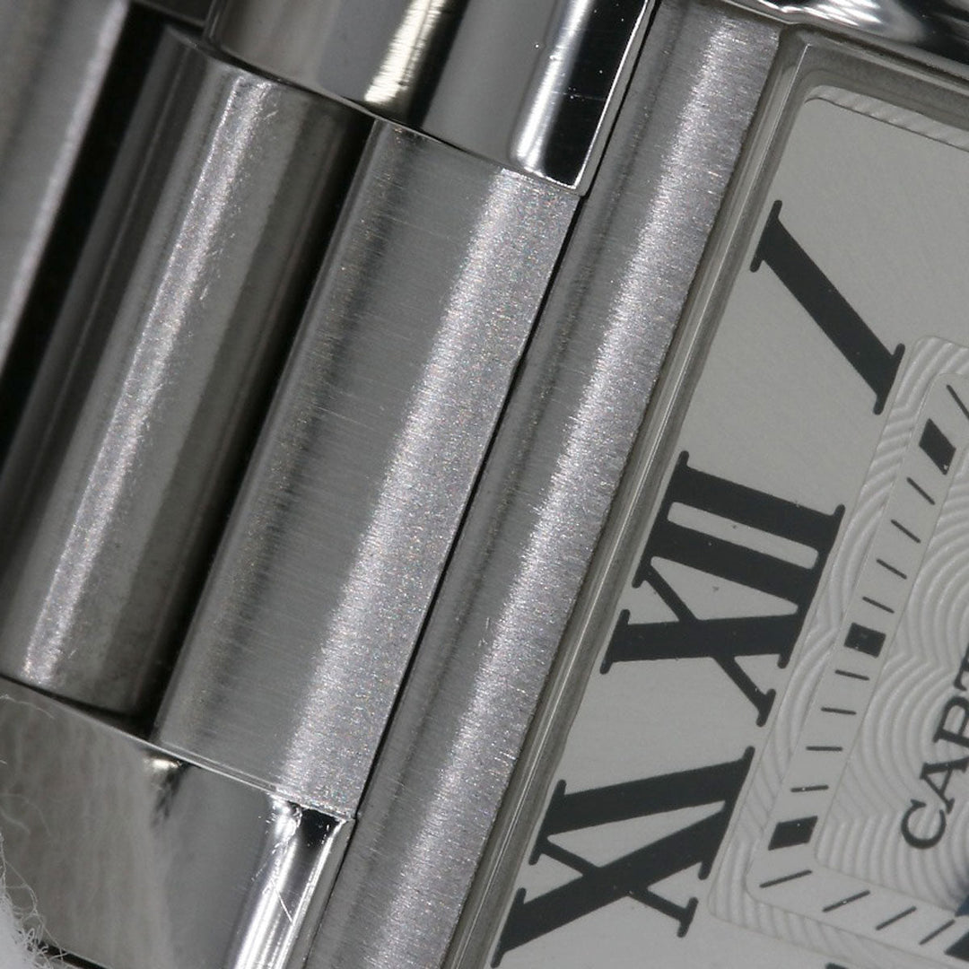 CARTIER Watches Quartz W5310022 Stainless Steel , Stainless Steel Silver Tank Anglaise SM Silver dial Women Used Authentic