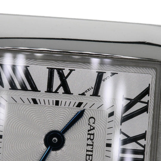 CARTIER Watches Quartz W5310022 Stainless Steel , Stainless Steel Silver Tank Anglaise SM Silver dial Women Used Authentic