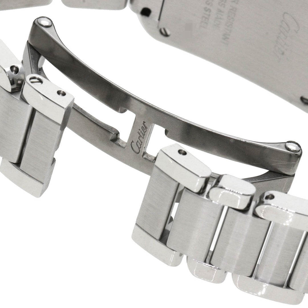 CARTIER Watches Quartz W5310022 Stainless Steel , Stainless Steel Silver Tank Anglaise SM Silver dial Women Used Authentic