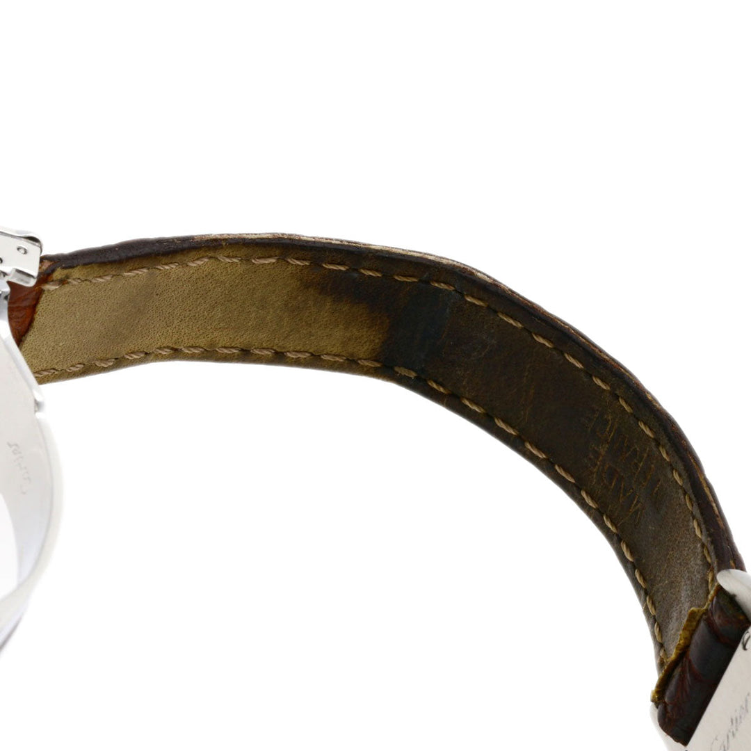 CARTIER Watches Quartz Stainless Steel Silver PANTHERESM Ivory dial
