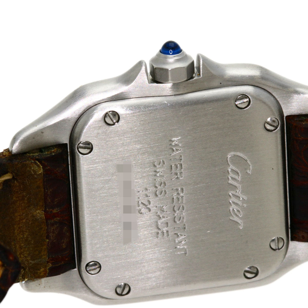CARTIER Watches Quartz Stainless Steel Silver PANTHERESM Ivory dial